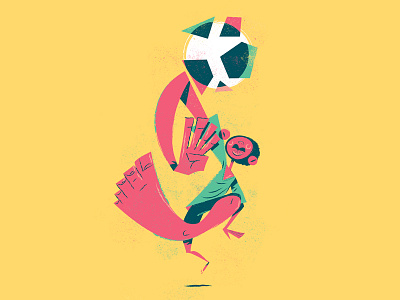 Umbabarauma brasil brazil design football futebol illustration poster sport