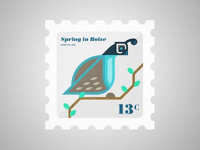 Spring Quail Illustration boise california quail illustration spring thick lines