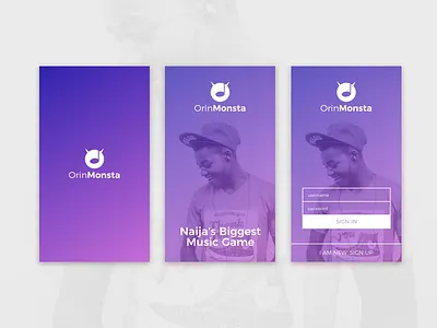 OrinMonsta - Sign in Screen game music sign in. splash screen