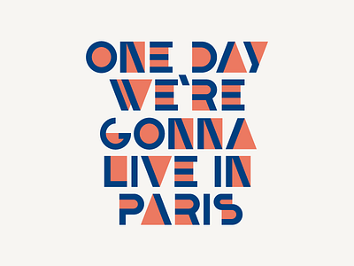 One day bifur font france geometric paris typography