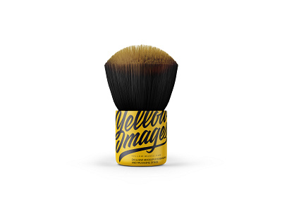 MakeUp Brush Stick Mockup beauty bristle brush makeup mockup render stick yellowimages