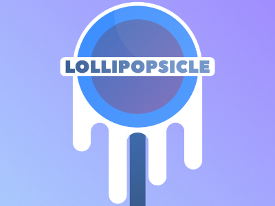 Lollipopsicle 2d branding flat lollipop