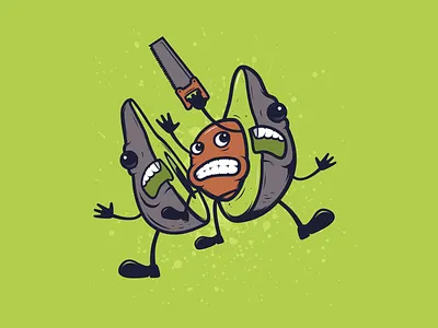 Freedom! artwork avocado creative design escape freedom graphicdesign illustration vector