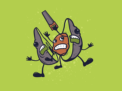 Freedom! artwork avocado creative design escape freedom graphicdesign illustration vector