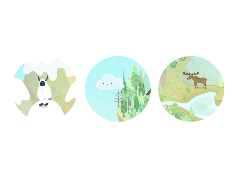 DESERTOPIA app design app game illustration