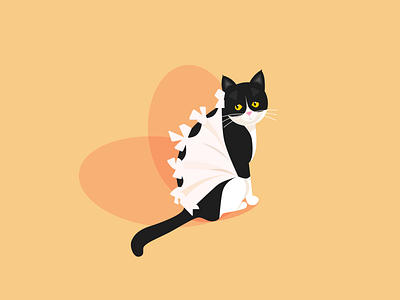 Cat cat sketch vector