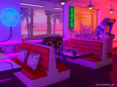 Cocktails And Dreams 1980s 80s aesthetic cassette eighties outrun rad retrowave synthwave vaporwave