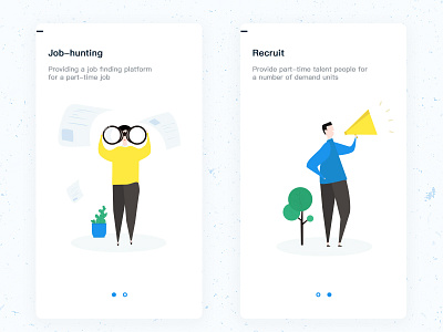 hunting & recruit illustrate