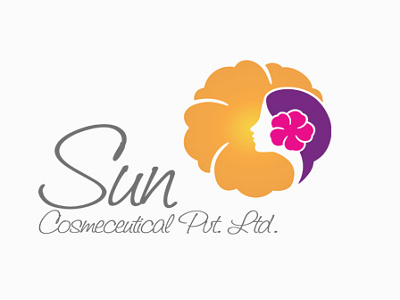 Sun Cosmeceutical branding corporate identity graphic symbol logo designing