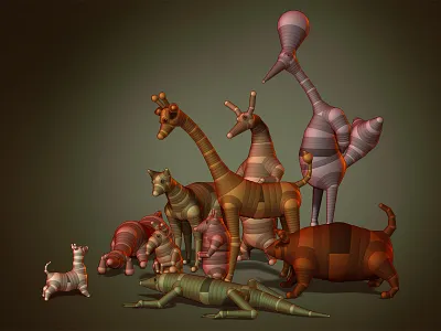 Simple Creature Bases zbrush zspheres