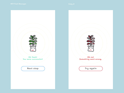 Daily UI #11 dailyui flashmessage ui web webdesign