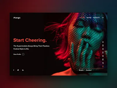 Fashionista (Fashion) creative design designlove fashion style ui uidaily userinterface ux website