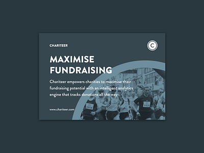 Chariteer Promo Card branding charity promotional software