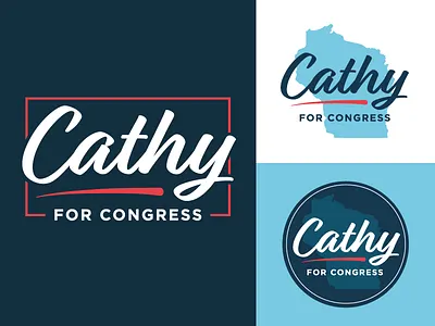 Cathy Myers for Congress Brand Design branding campaign congress congressional logo logo design paul ryan politics wisconsin