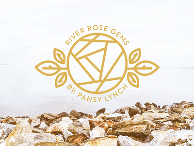 Work in Progress floral gem gemstone river rose stone water