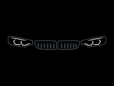 BMW M3 bmw car design graphic headlights m3 minimalism project speed tshirt