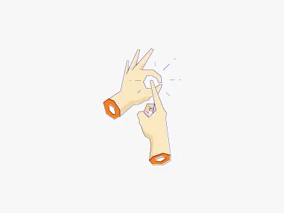 How wonderful a life is! fingers graphic hands illustration love sex