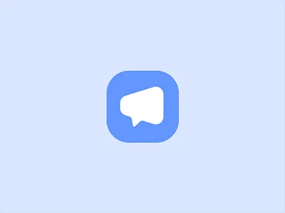 Tralingo app app icon chat chat bubble chatting flat design icon language message minimal design smart design