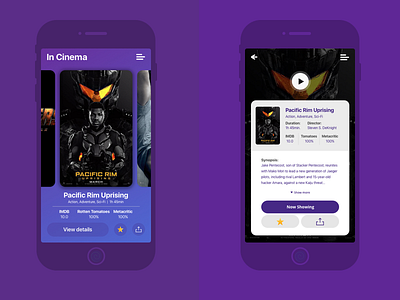 Cinema app interaction design mobile design ui ui design user experience user interface ux ux design