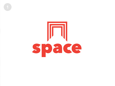 Space Logo #ThirtyLogos abstract door hallway modern office space thirty logos
