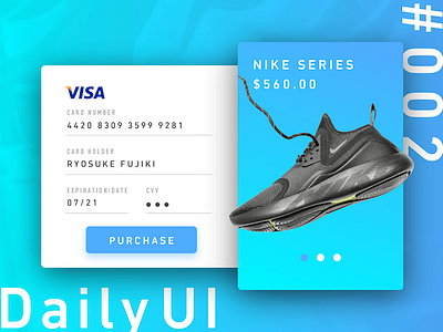 Daily UI 002 - Credit Card Checkout 002 creditcardcheckout dailyui