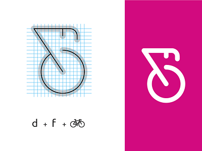 Logomark De Fiets Fysio bicycle bicycle logo bike bike logo identity logo mark physiotherapy physiotherapy logo branding sport sport logo