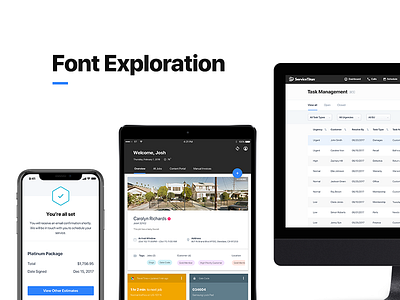 In Progress - Type design design system fonts process saas typography uiux