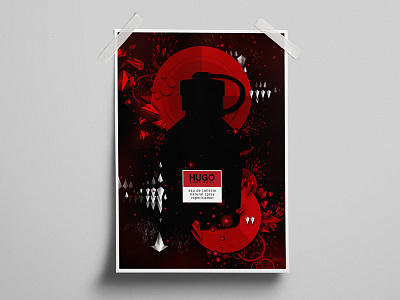 Hugo Boss Create graphic design illustration print