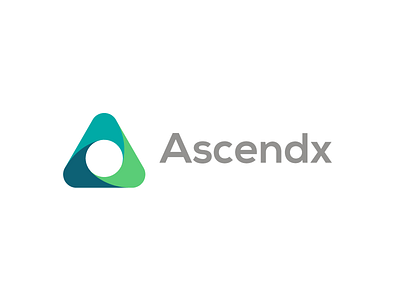 Ascend logo sketch blue circle gradient green lockup logo logotype nexa sketch triangle