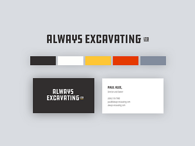 Always Excavating Cards cards hardware logo