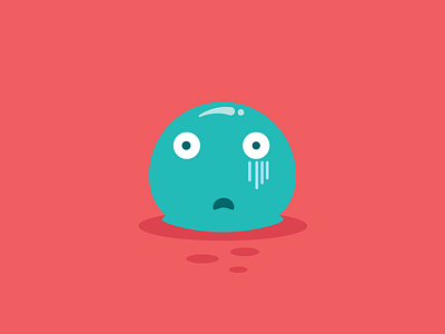 😨 :fearful: character cute design emoji flat graphic illustration illustrator vector