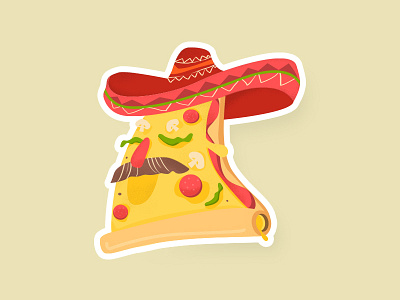 Vinny's Pizza Playoff character pizza playoff stickermule tacos