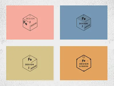 Fe Design & Engineering - Unused Logo Concepts 26 branding design engineering fe iron logo periodic table