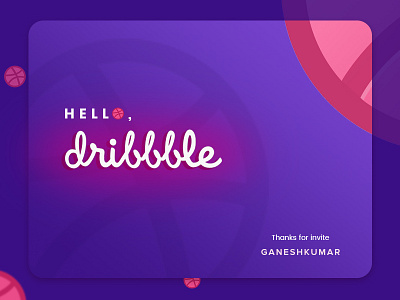 Hello Dribble3 ui