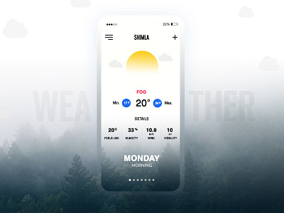 Weather Ui app fog india ios season shimla sun ui weather