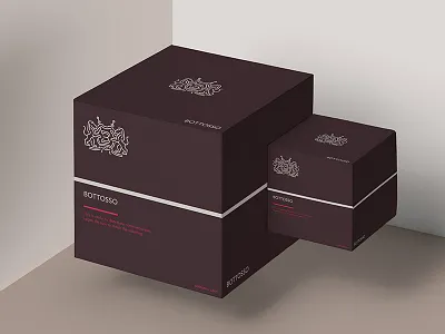 BOTTOSSO b box clean hunap hunapstudi line lion logo mirror package purple shield
