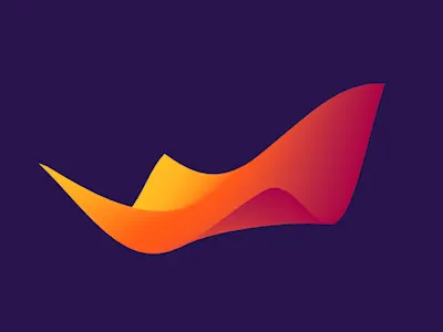 Warm Waves 3d 3d for designers animation cinema 4d design gradient graphic illustration warm wave