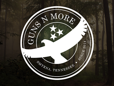 Guns N More bird eagle forest freedom gun patriotic south sports tennessee woods