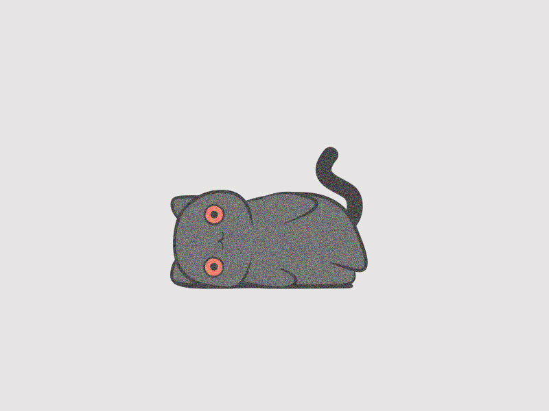 Cat Trip acid animation cat framebyframe gif illustration