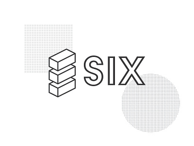 3Six Exploration 360 exploration isometric logo mark monochrome startup vr