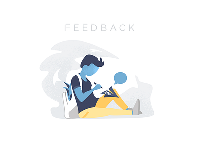 ad-social — Free feedbacks feeaback flat illustrations paper plane wind work