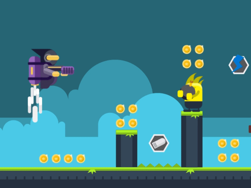 Game 1 after effects animation game illustration illustrator motion graphics