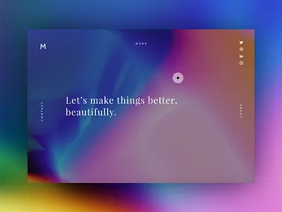 Portfolio redesign art art direction branding digital ui ux web web design website