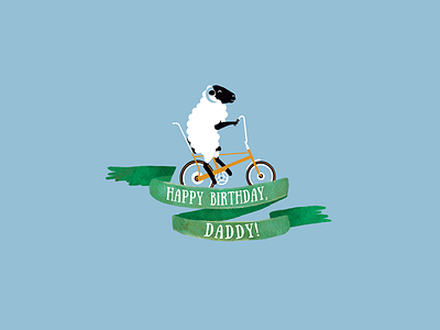 Birthday card aries birthday fun gift postcard vector watercolour zodiac