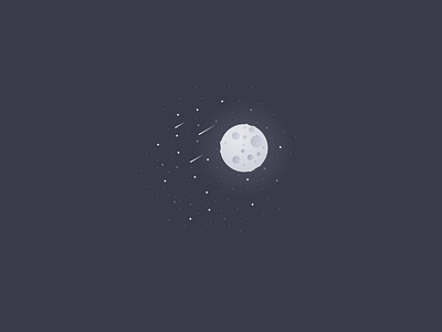 Empty Space Illustration dark empty illustration moon stars state universe