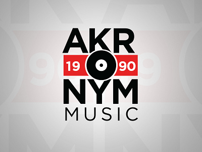 Akronym Logo hip hop logo music rap