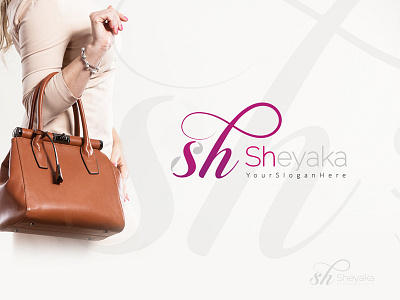 Sheyaka Logo beauty brand creative design fitness identity illustrator logo woman