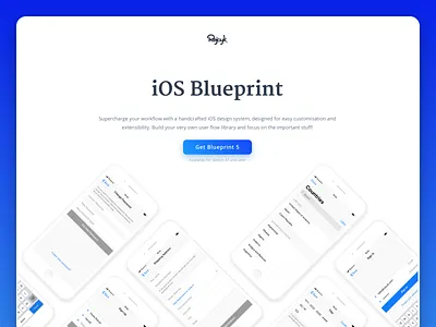 Blueprint - Landing Page blueprint default ios ios 11 landing page system template