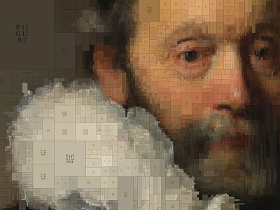 Johannes 02 algorithm colour houdini painting rembrandt subdivided