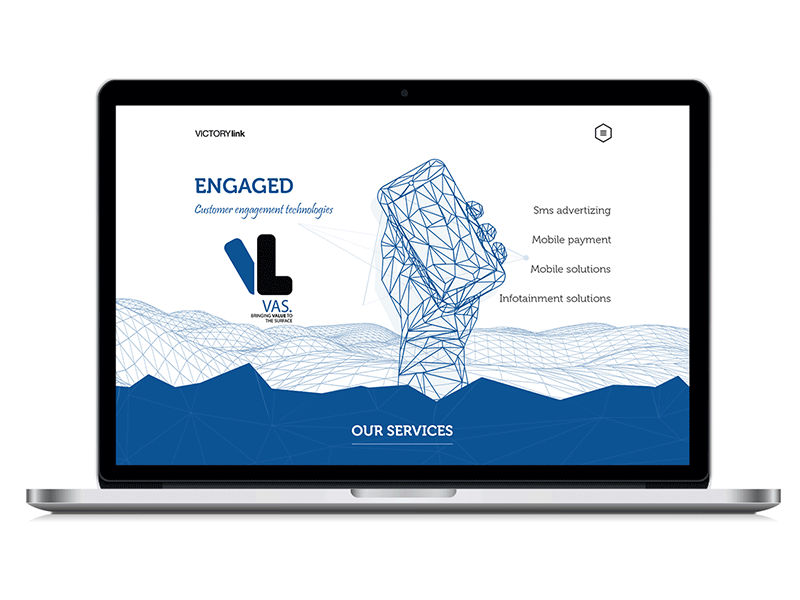 Victory link website, Engaged page design ui ux website